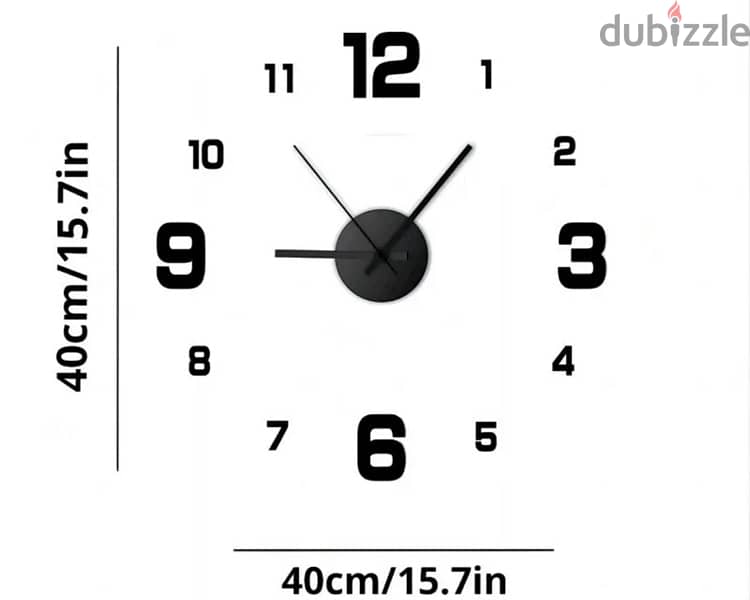 clock 40 cm size new 3.5bd 1