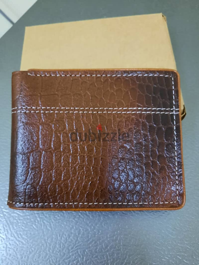 Leather wallet 100%Geniue  for men 9