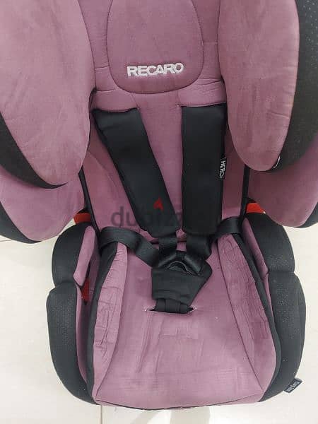 Recaro 3 stage car seat Upton 12 years or 36 kgs 0