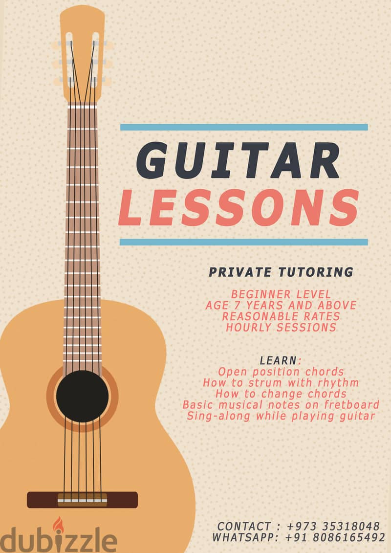 GUITAR LESSONS / GUITAR CLASS FOR BEGINNERS 0