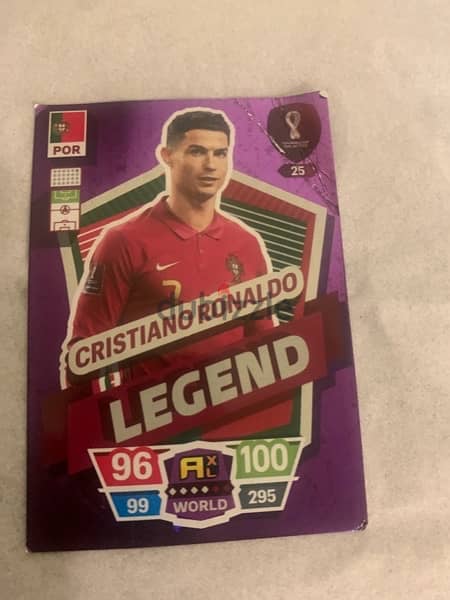 Cr7 legend card real 0