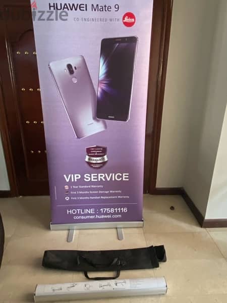 Aluminum Retractable Roll up Banner Stand for Conference Display 1