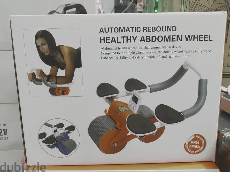 Automatic Rebound Healthy Abdomen Wheel 0