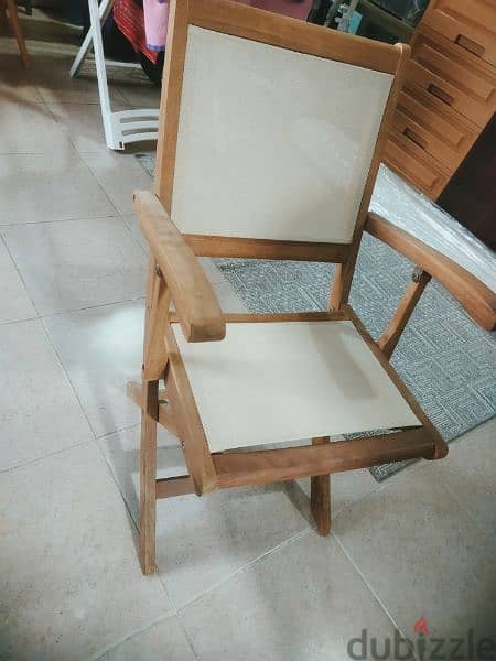 Foldable wooden chair 2