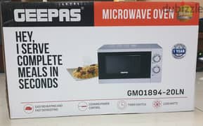 New Geepas Microwave Oven