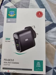 Dual fast charging Adapter 38W ( 20+18)