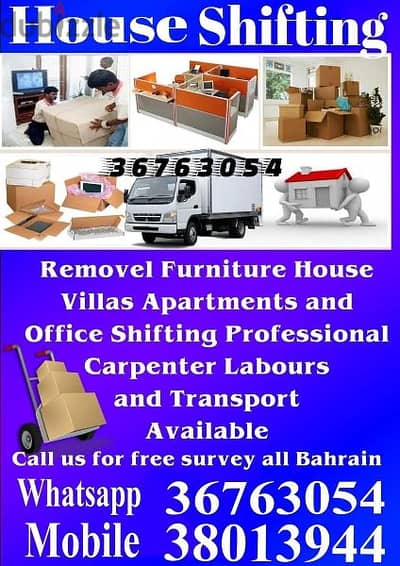 House shifting furniture moving paking transport carpenter labour