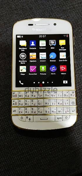 blackberry q10 white gold