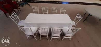 Table with cover for rent 0