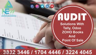 Audit Solutions With Tally, Odoo, ZOHO Books And Point Of Sale