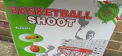 indoor basketball hoop set
