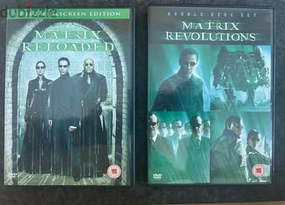 Matrix Reloaded & Matrix Revolutions DVDs