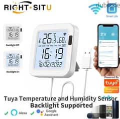 Tuya Temperature and Humidity Smart Sensor for Smart Home with WiFi 0