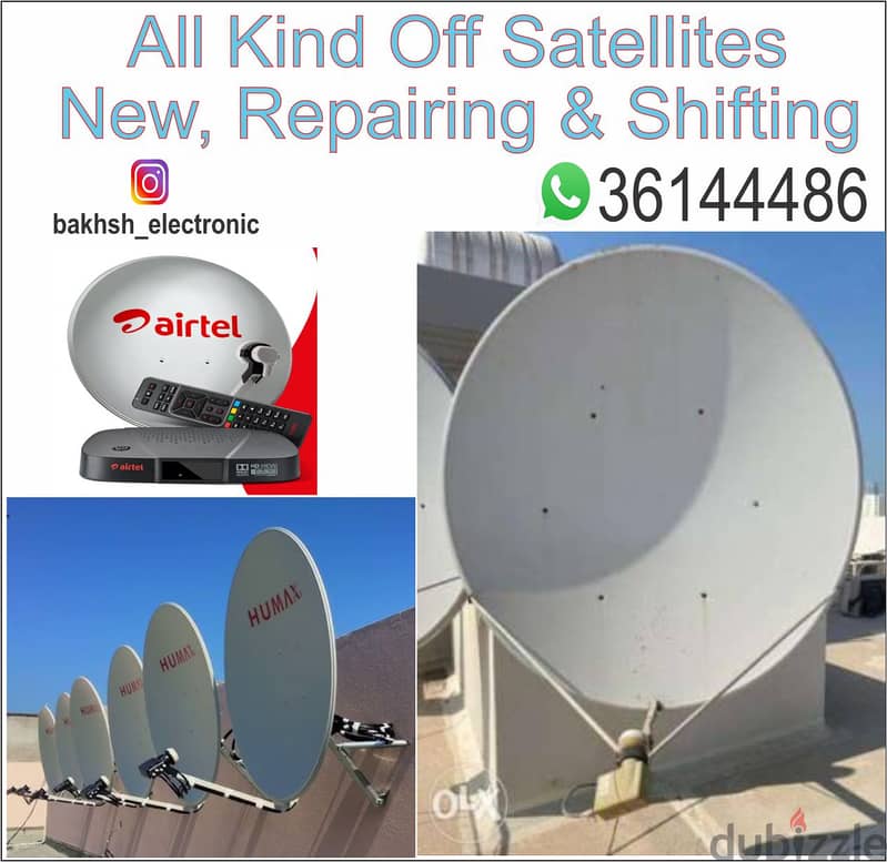 All kinds of Dish and Receiver Fixing Reparing & Shifting 0