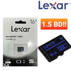 lexar 16gb microsd card, 80mb/s speed 0