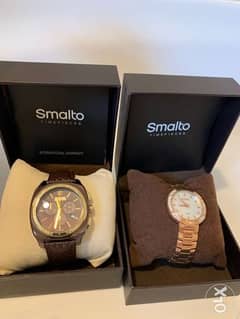 2 watches brand new - Ladies and gents smalto 0