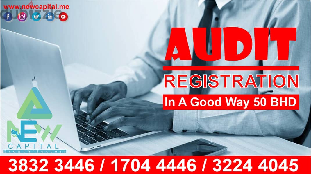 Audit resgistration in a good way 50 BHD '''' 0