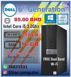 i5 8th Generation WIFI Computer DELL 23