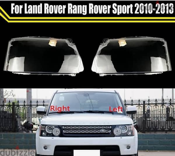 Range rover deals sport headlight lens