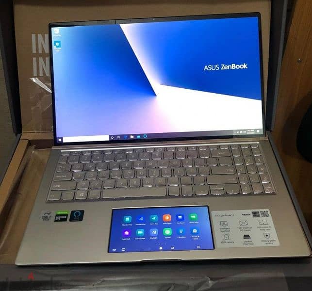 Asus i7 10th 4K Gaming 4GB Nvidia 16GB screen pad laptop 0