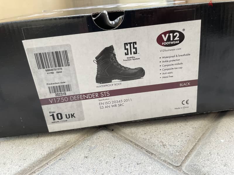 V12 V1750 Defender STS Waterproof Safety Boots 2