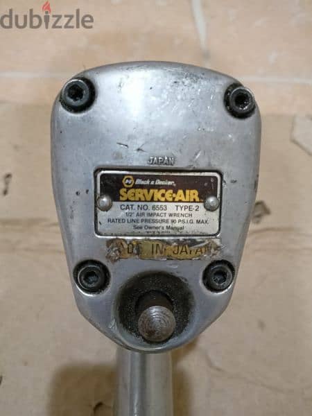 Used Air Impact Wrench 1/2 inch مفك اطارات بضغط الهواء 2