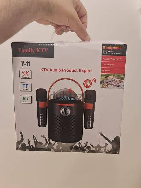 KTV Speaker with two microphones New (Bluetooth) 0