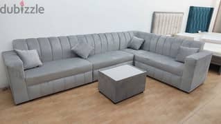 Sofa new fabricated with coffee table 85 BHD. 39591722