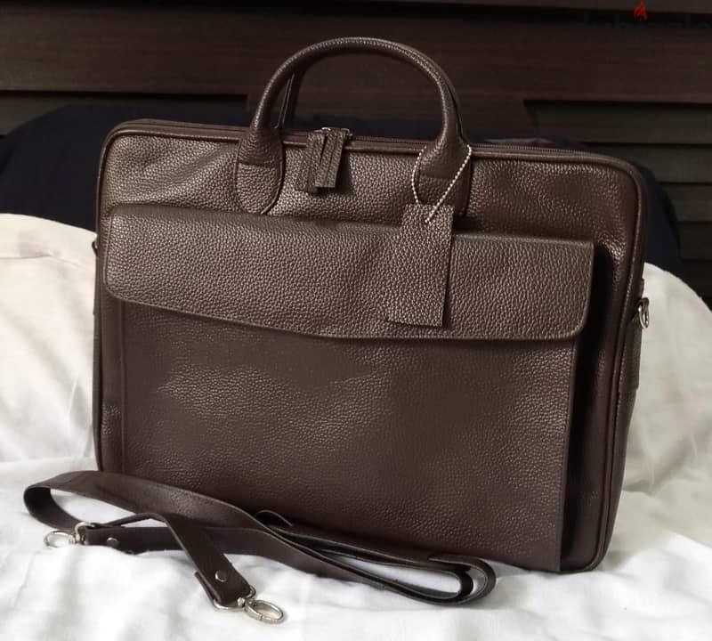 Genuine leather laptops BAG 3