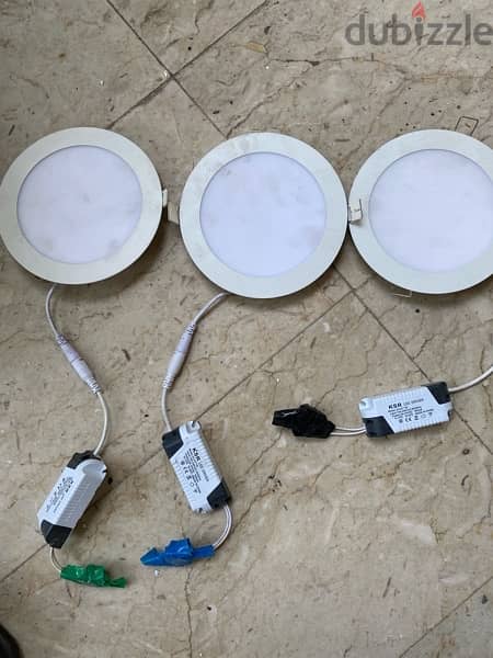 LED CEILING LIGHTS with brackets and connection 1