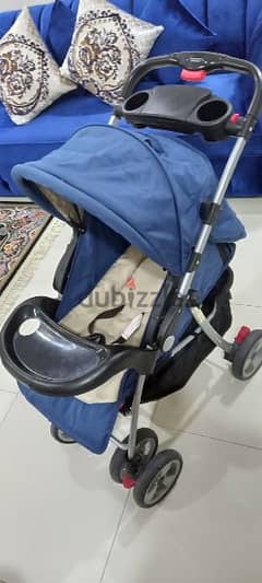 عربة اطفال و كارسيت Baby stroller and car seat