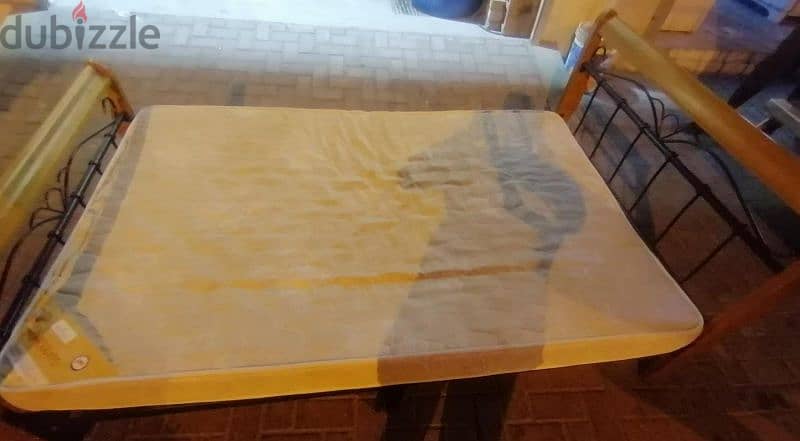 single bed and glass table sale 3
