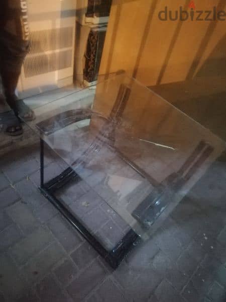 single bed and glass table sale 5