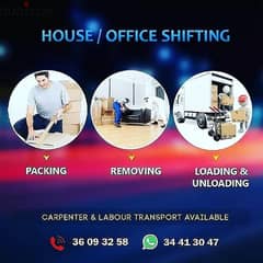 Mover Packer House shifting furniture Moving packing service Available