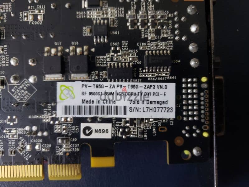 XFX Nvidia Geforce 9500 GT 550M 1GB Gpu 3