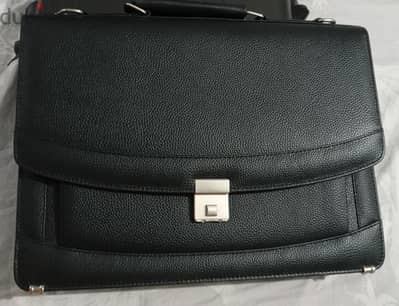 Genuine leather laptops BAG