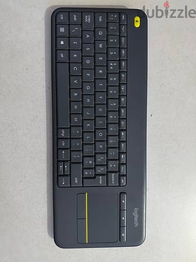 Logitech k400+ keyboard with touchpad. . .