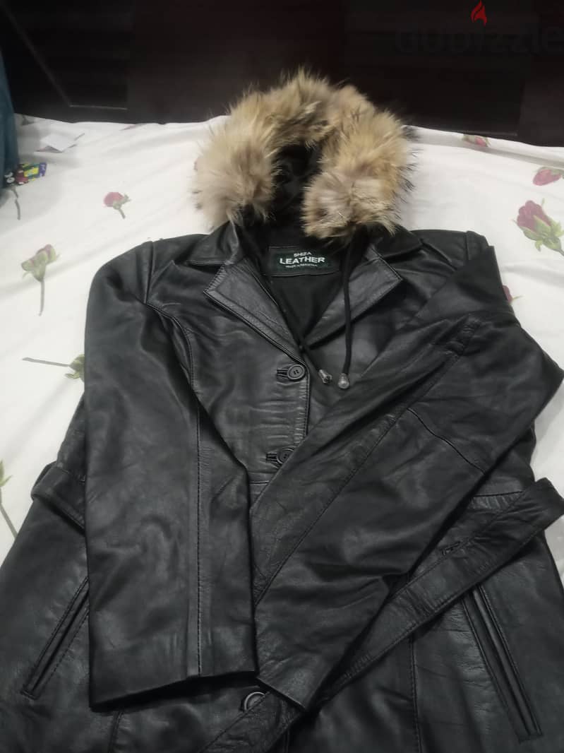 Ladies leather jacket 1