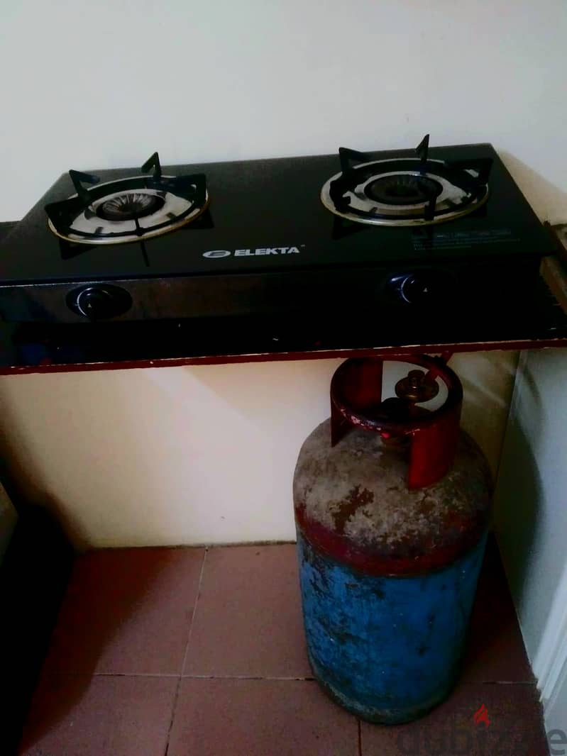 Elekta automatic gas stove with Nader gas cylinder - Cooking Tools ...