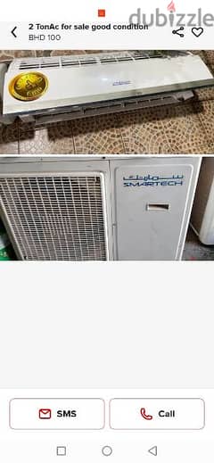 2 ton Ac for sale good condition six months warranty f 0