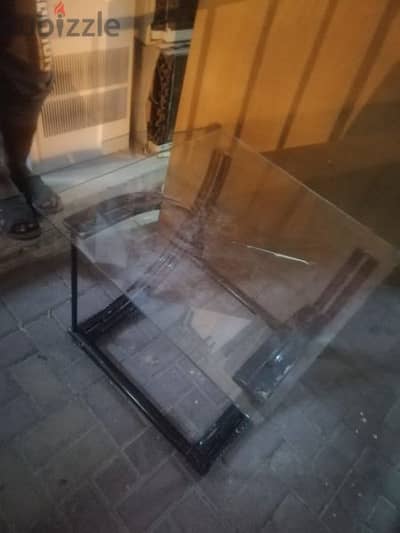 glass table small