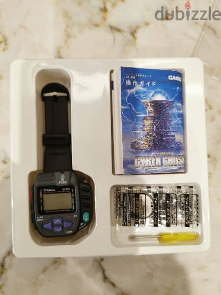 super rare casio jg100 game and remote control watch 4