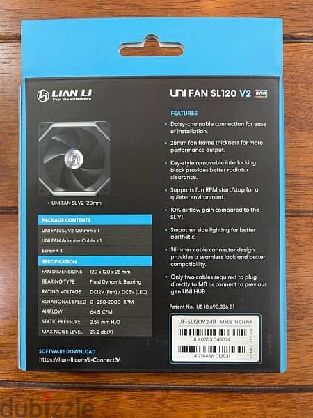 —NEW SEALED— 5x Lian Li UNI Fan SL120 V2 RGB Black Single Pack 3