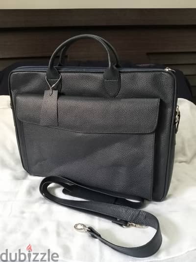 Laptop leather bag