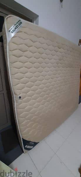 Queen size Bed and Mattress(spring) for sale 2