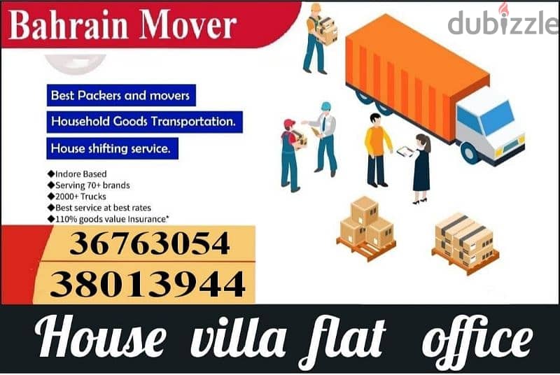 Bahrain movers flat villa office store shop apartment 36763054 0