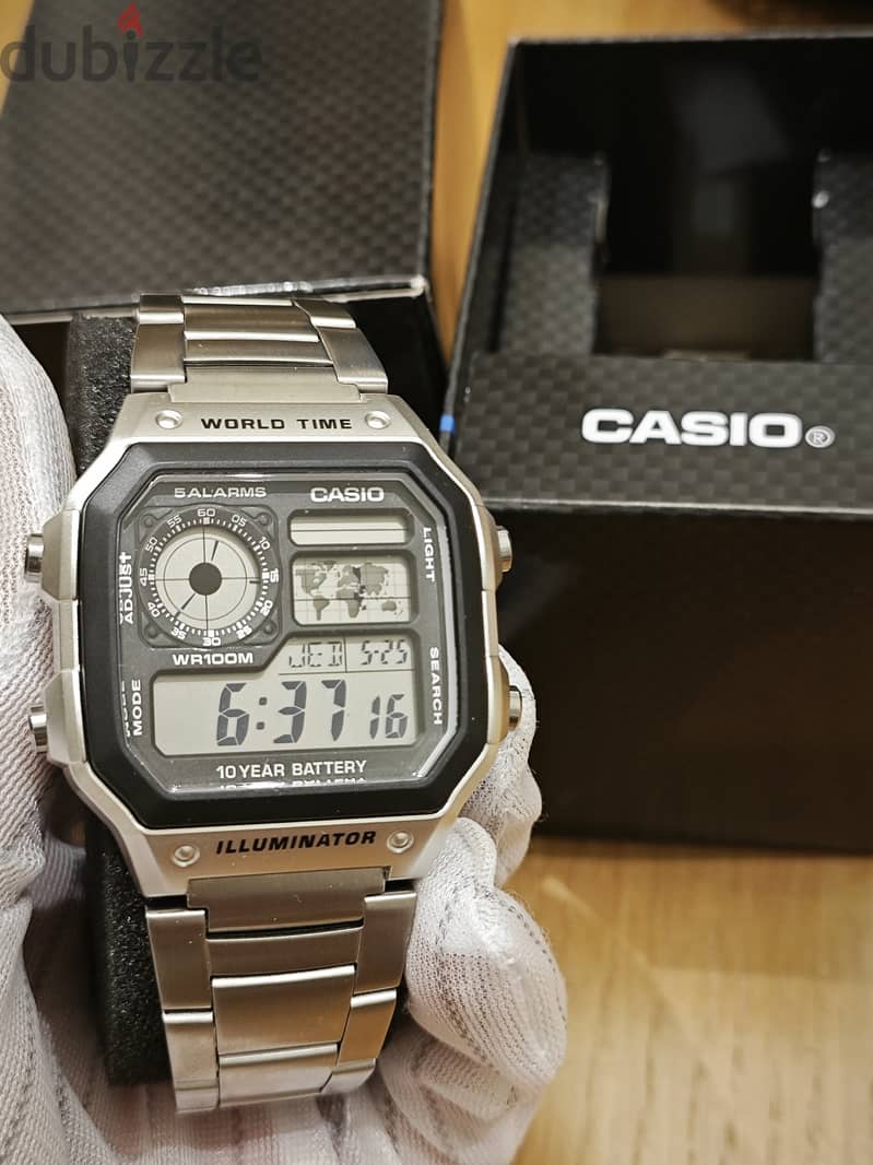 Casio world timer digital watch 0