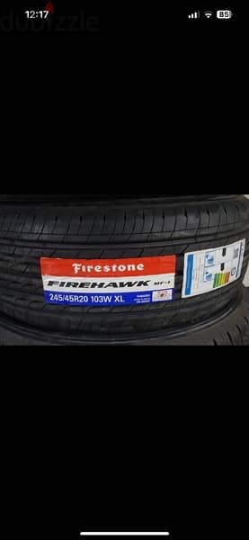 for sale 4  tire used  6  days   with warranty 1
