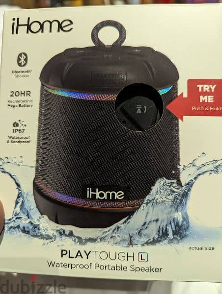 iHome portable waterproof speaker 2