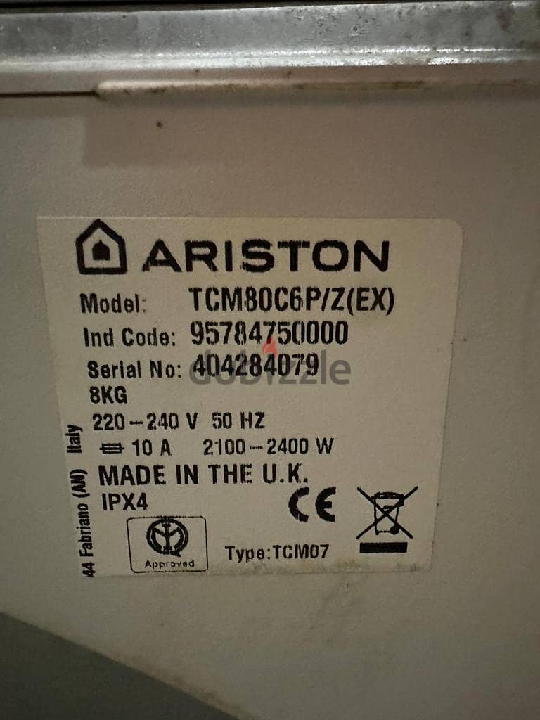 Ariston UK made cloths dryer 1